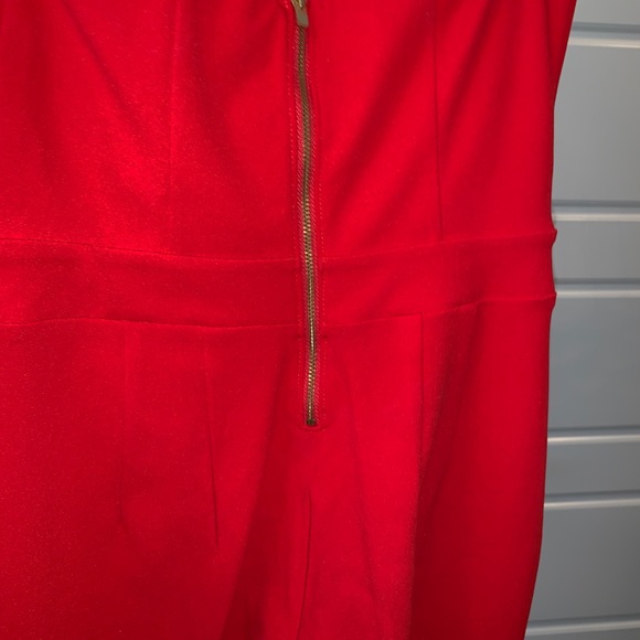 Red pantsuit - Picture 4 of 5